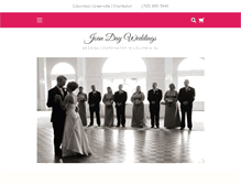 Tablet Screenshot of joandayweddings.com